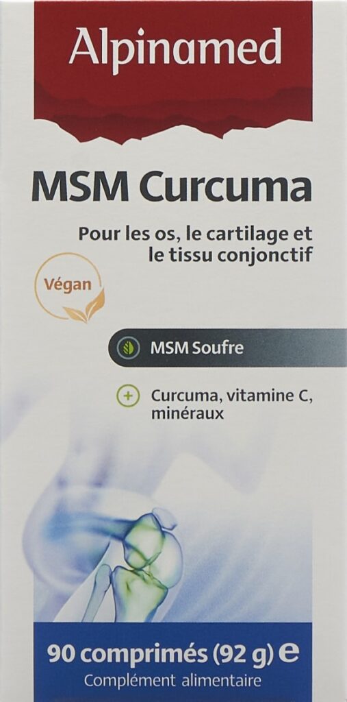ALPINAMED MSM Curcuma cpr bte 90 pce