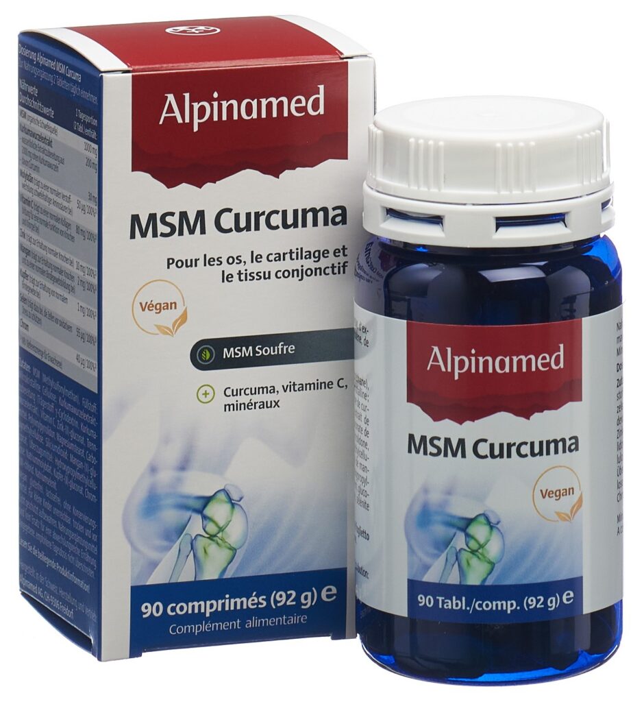 ALPINAMED MSM Curcuma cpr bte 90 pce