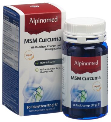 ALPINAMED MSM Curcuma cpr bte 90 pce