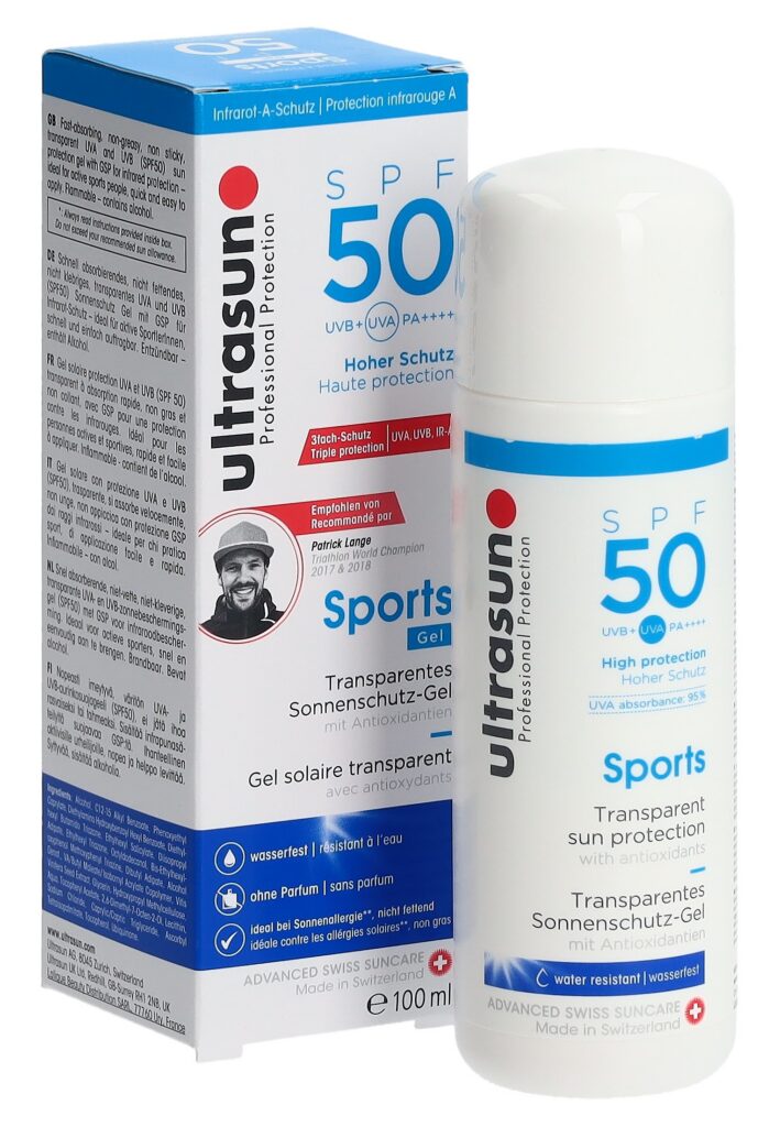 ULTRASUN Sports Gel SPF 50 fl 100 ml