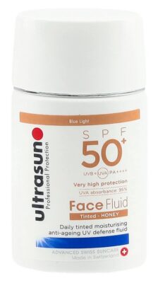 ULTRASUN Face Fluid SPF50+ Tinted HONEY 40 ml