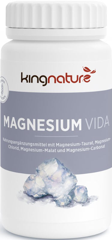 KINGNATURE Magnesium Vida caps 187 mg bte 60 pce
