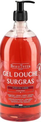 BEAUTERRA gel douche surgras ambre 1000 ml