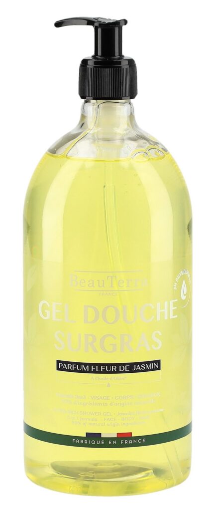 BEAUTERRA gel douche surgras jasmin fl 1000 ml