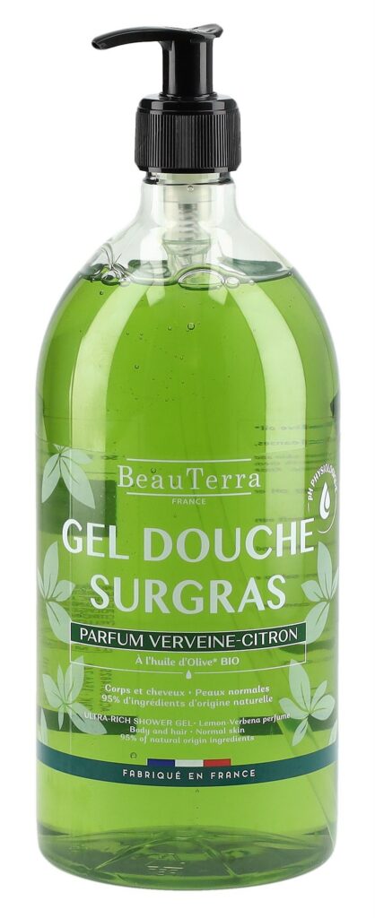 BEAUTERRA gel douche surgras ver cit fl 1000 ml