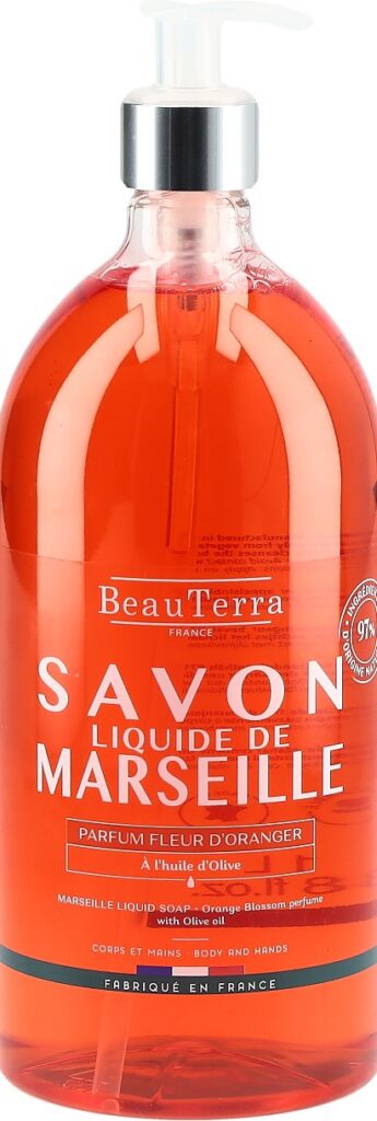 BEAUTERRA savon Marseille liq fleur orang 1000 ml