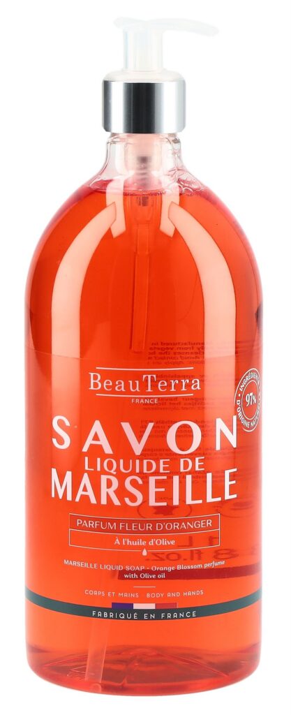 BEAUTERRA savon Marseille liq fleur orang 1000 ml