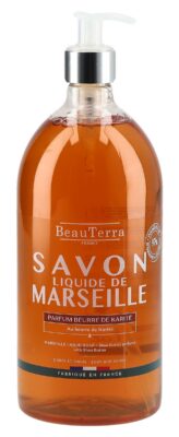 BEAUTERRA savon Marseille liq beurre kari 1000 ml