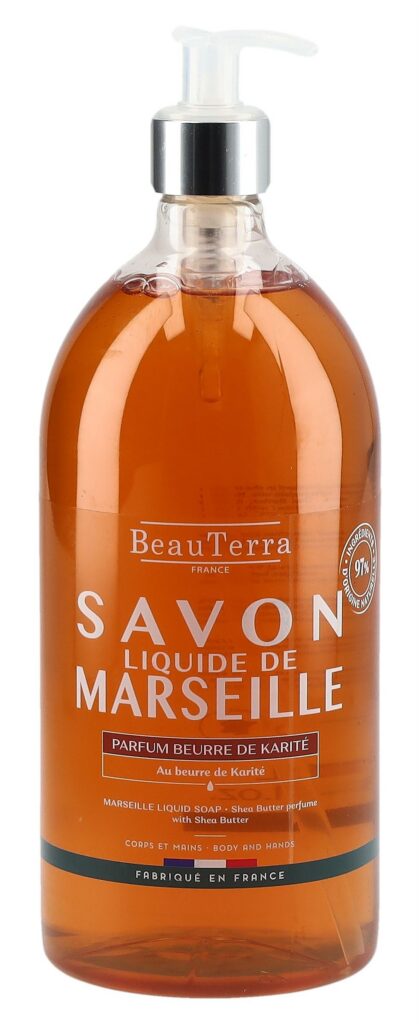 BEAUTERRA savon Marseille liq beurre kari 1000 ml