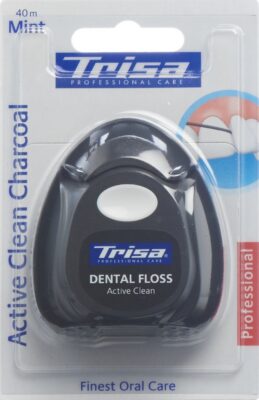 TRISA fil dent Active Clean Charcoal 40m mi Xylit