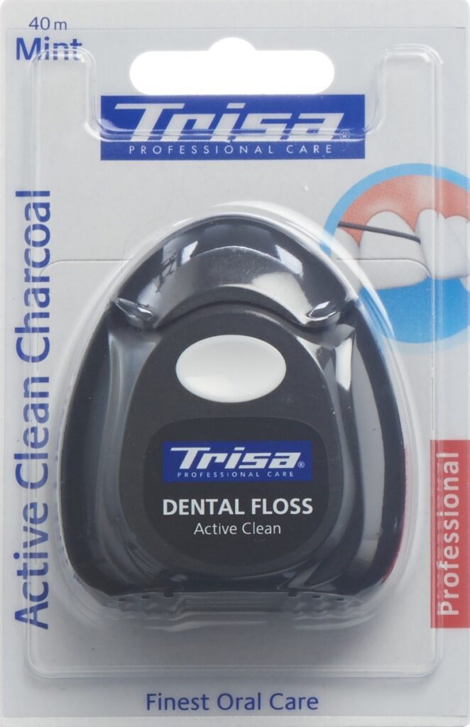 TRISA fil dent Active Clean Charcoal 40m mi Xylit
