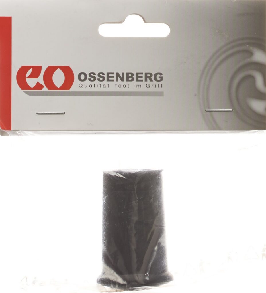 SAHAG Embout noir 18mm pour canne bois