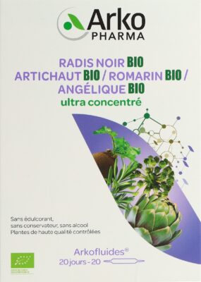 ARKOFLUIDE arti radis roma angé bio amp buv 20 pce