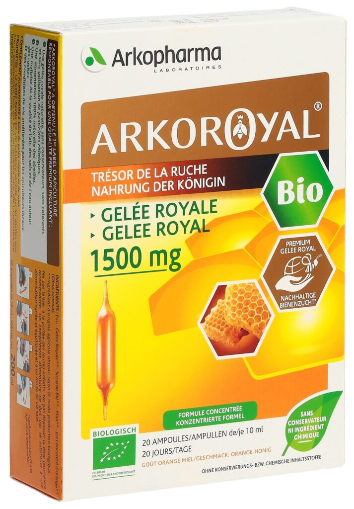 ARKOROYAL gelée royale 1500 mg bio 20 x 10 ml