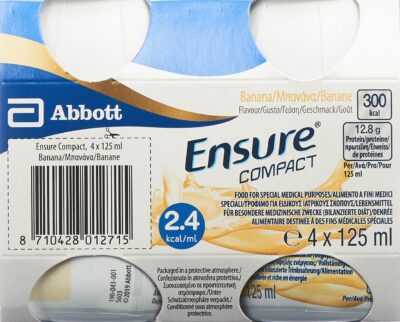 ENSURE Compact banane 4 x 125 ml