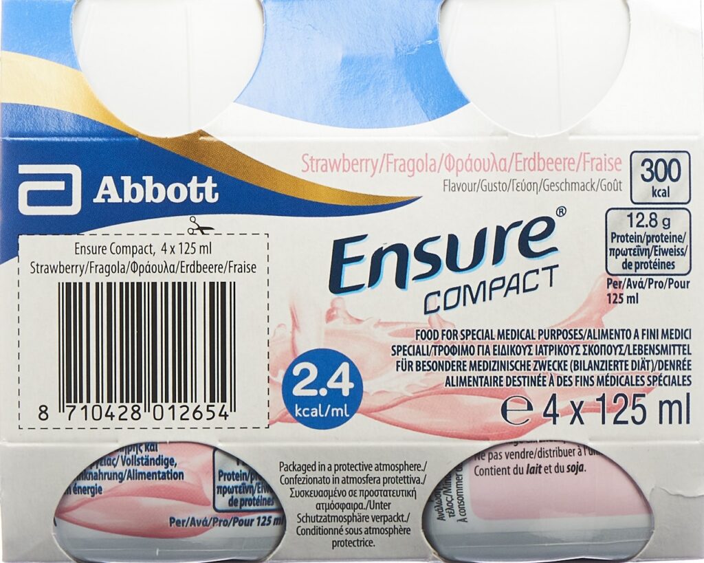 ENSURE Compact fraise 4 x 125 ml