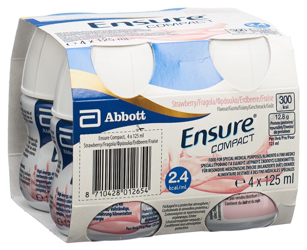 ENSURE Compact fraise 4 x 125 ml
