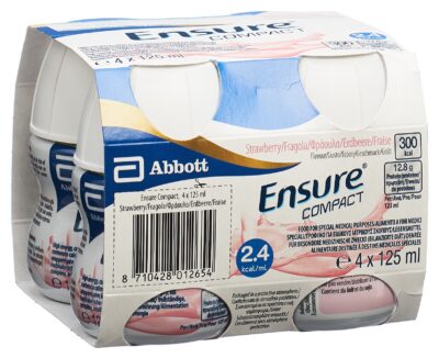 ENSURE Compact fraise 4 x 125 ml