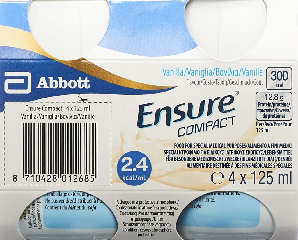 ENSURE Compact vanille 4 x 125 ml