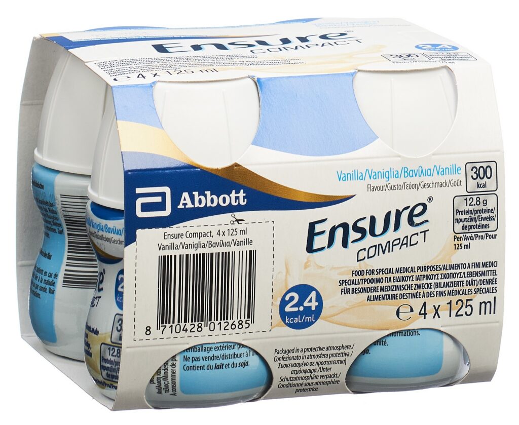 ENSURE Compact vanille 4 x 125 ml