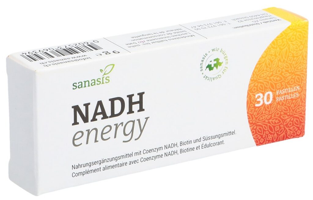 SANASIS NADH energy pastilles 30 pce