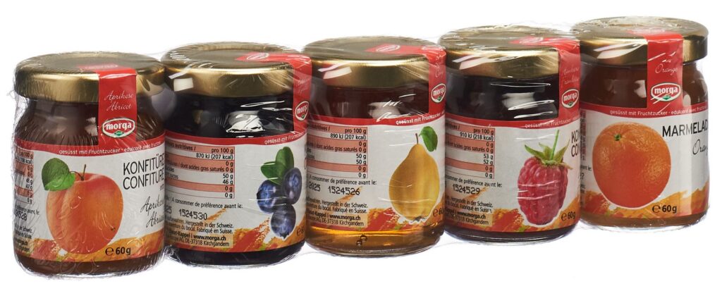 MORGA midget confiture fruct ass 5 x 60 g