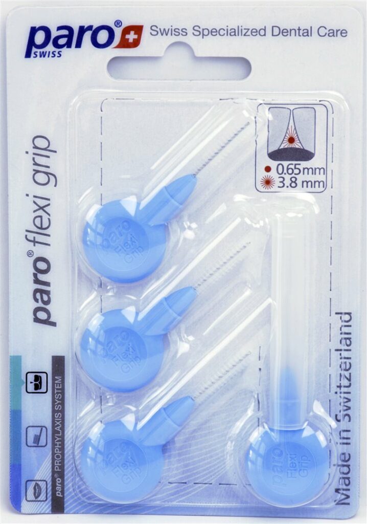PARO Flexi Grip 3.8mm bleue claire 4 pce