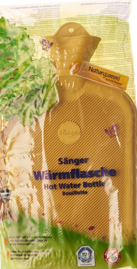 SÄNGER bouillotte caoutch lamelles 2l 1côté jaune