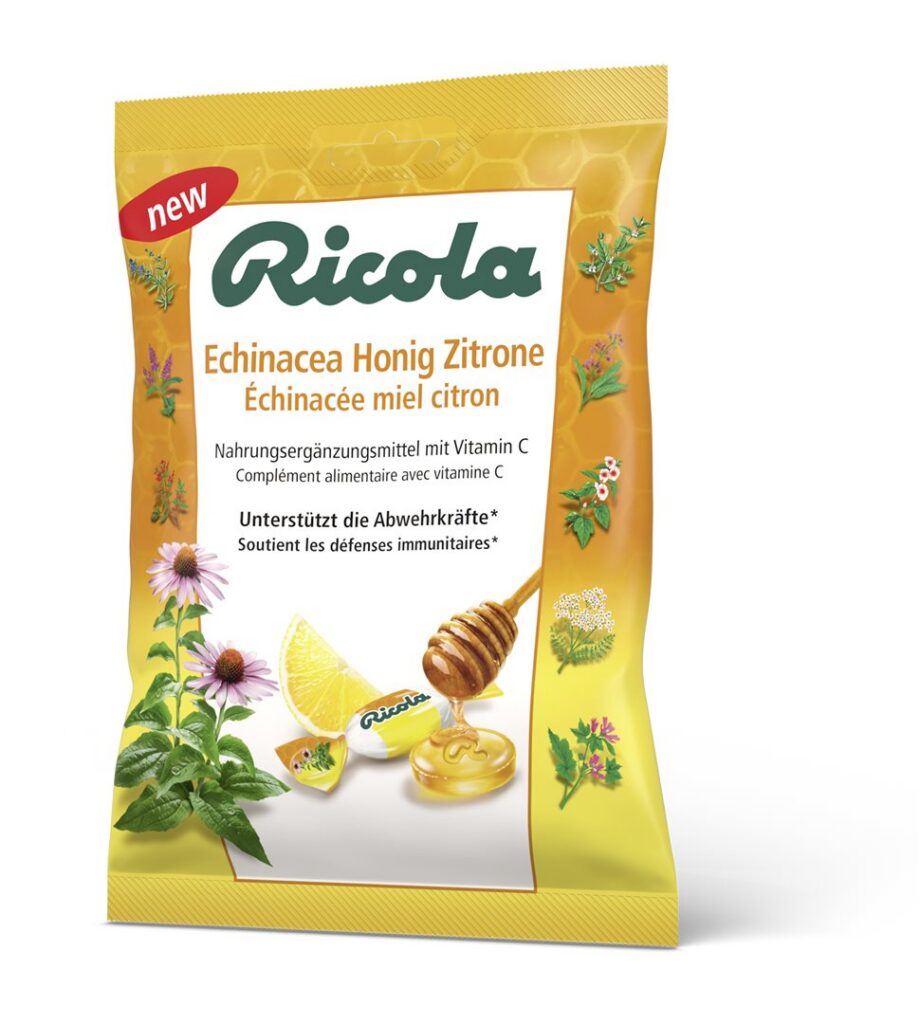 RICOLA bonbons échinacée miel citron as sach 75 g