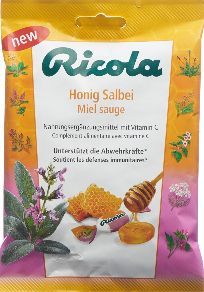 RICOLA bonbons miel sauge as sach 75 g