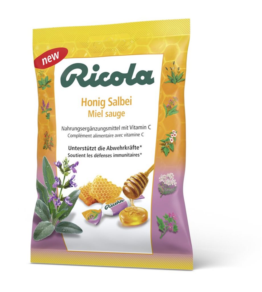 RICOLA bonbons miel sauge as sach 75 g