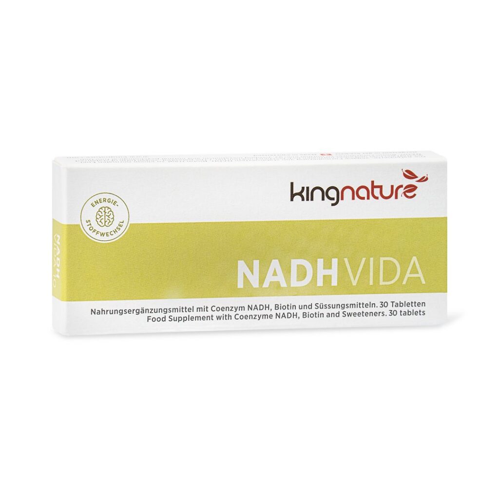 KINGNATURE NADH Vida cpr 20 mg 30 pce