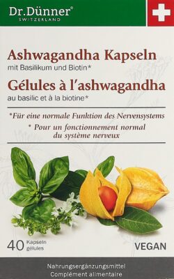 DÜNNER ashwagandha énerg+résist nerveu caps 40 pce