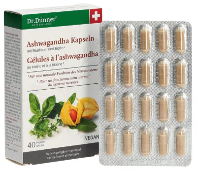DÜNNER ashwagandha énerg+résist nerveu caps 40 pce