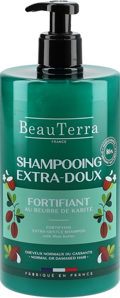 BEAUTERRA shampooing extra doux fortifiant 750 ml