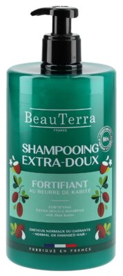 BEAUTERRA shampooing extra doux fortifiant 750 ml