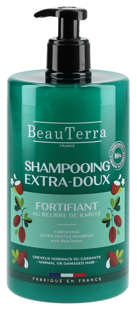 BEAUTERRA shampooing extra doux fortifiant 750 ml