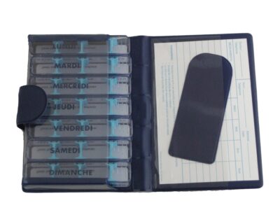 MEDIDOS box médicaments français bleu
