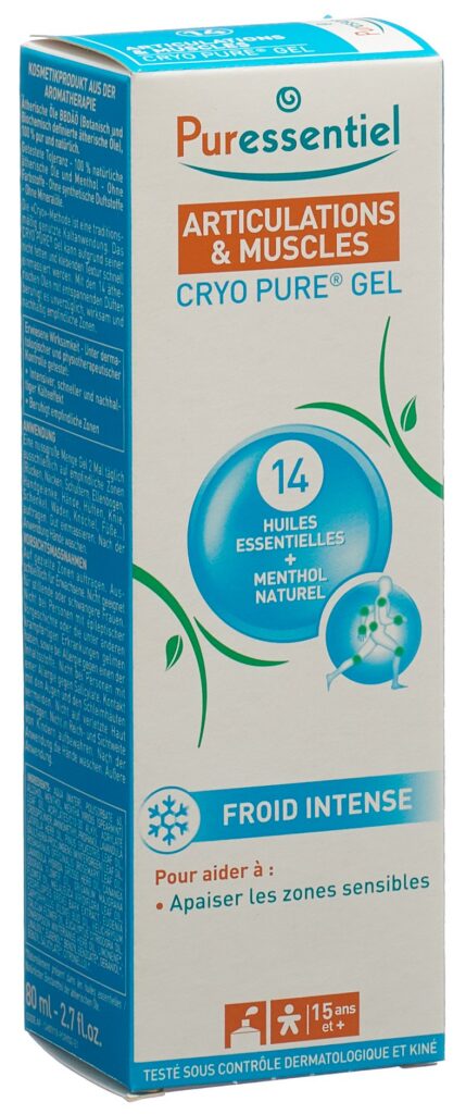 PURESSENTIEL Cryo Pure gel articulat&muscles 80 ml