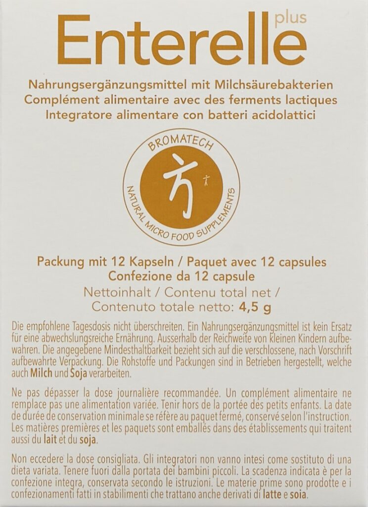 ENTERELLE PLUS BROMATECH caps 12 pce