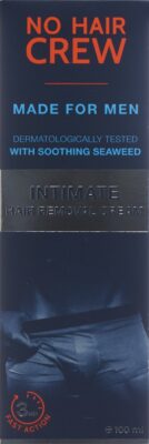 NO HAIR CREW Crème dépilatoire intime homme 100 ml