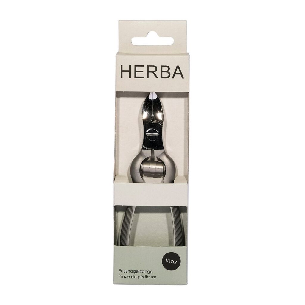 HERBA pince à ongles pour pieds 13cm Inox