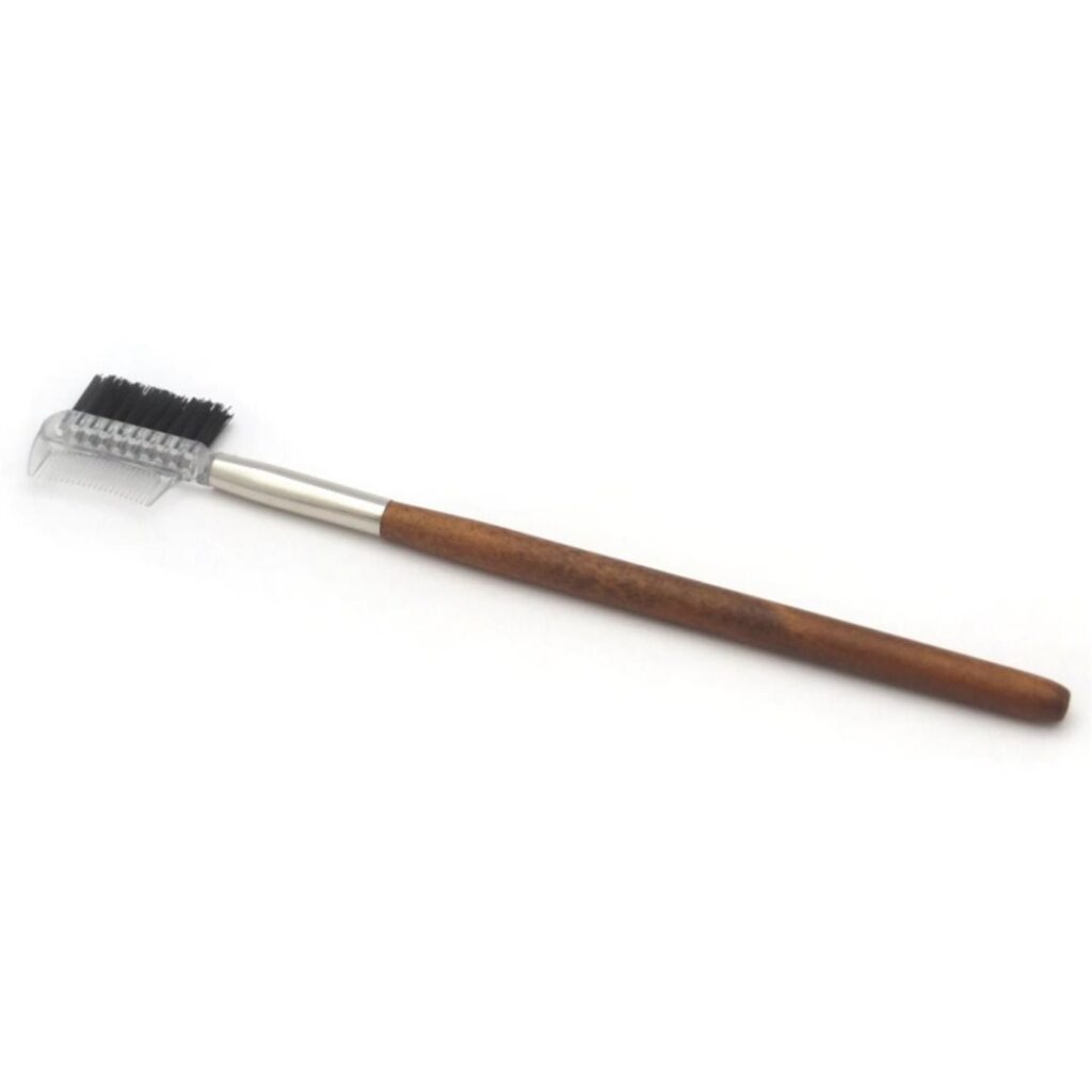 HERBA brosse à cils avec peigne végan bois bouleau