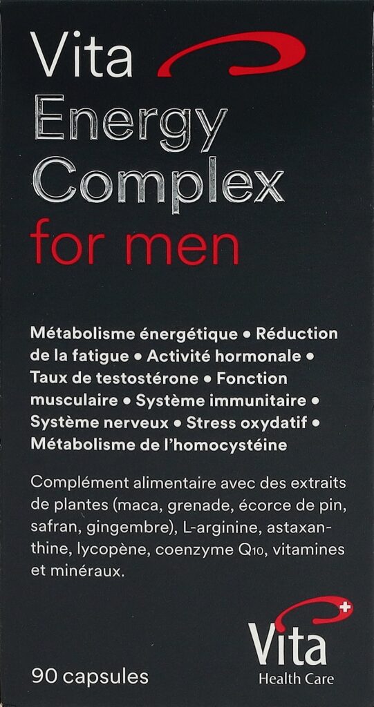VITA ENERGY COMPLEX for men caps verre 90 pce