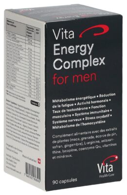 VITA ENERGY COMPLEX for men caps verre 90 pce