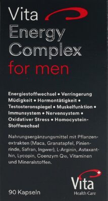 VITA ENERGY COMPLEX for men caps verre 90 pce