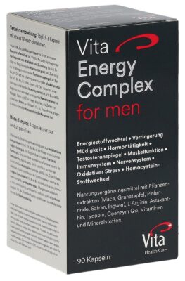 VITA ENERGY COMPLEX for men caps verre 90 pce