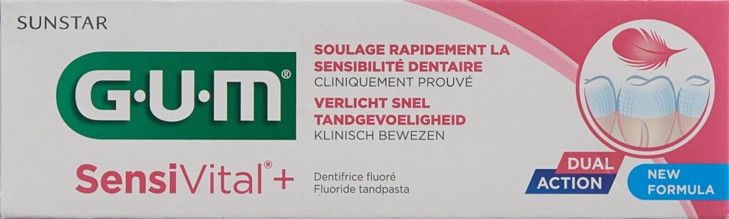 GUM SensiVital+ dentifrice tb 75 ml
