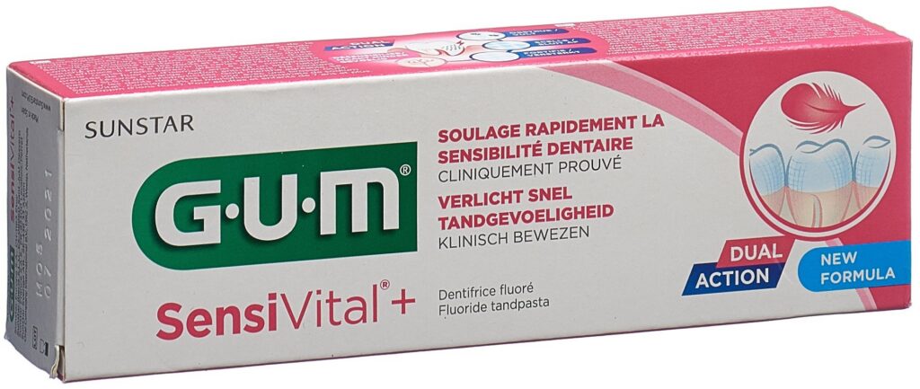 GUM SensiVital+ dentifrice tb 75 ml
