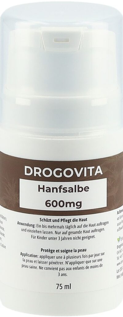 DROGOVITA pommade au chanvre 600 mg dist 75 ml
